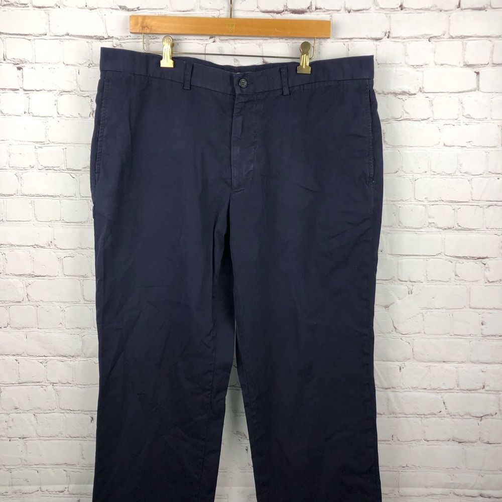 Burberry Blue Straight Leg Pants Men's Sz 38L